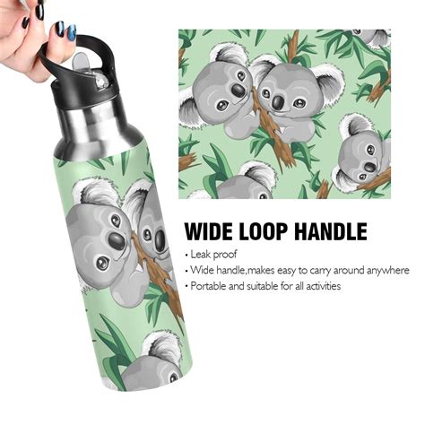 Koala Craft Water Bottle Koala With Baby And Glasses' Water Bottle