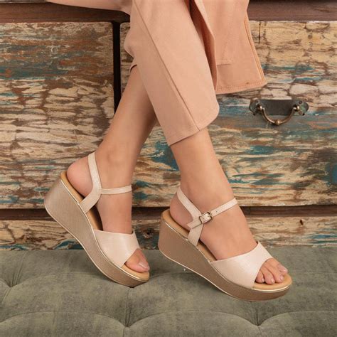 Buy Beige Women's Wedges - The Lannes Beige | Tresmode