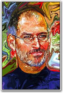 Wall Poster Steve Jobs Painting Paper Print - Personalities posters in ...