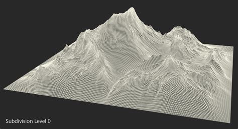 Sharp Mountain Snow Peak 3D model | 3D Molier International