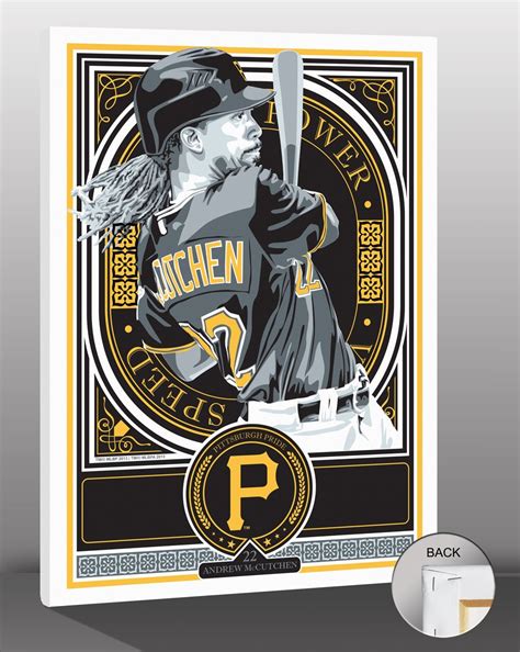 MLB Pittsburgh Pirates Andrew McCutchen Canvas Print Sports Propaganda ...