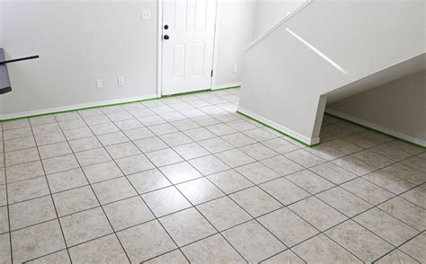 Using Rust-Oleum Home Floor Coating to Paint Outdated Tile Floor