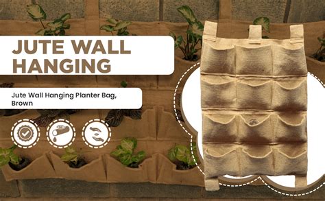 BIO BLOOMS AGRO INDIA PRIVATE LIMITED Jute Planter Bag, Brown, 1 Piece ...