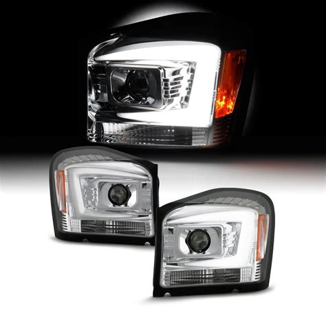 AKKON - Fits 2004 2005 2006 Dodge Durango LED [C-Tube] Projector Chrome ...