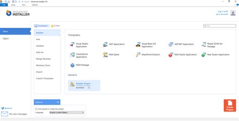 Image result for Advanced Installer Create Installer
