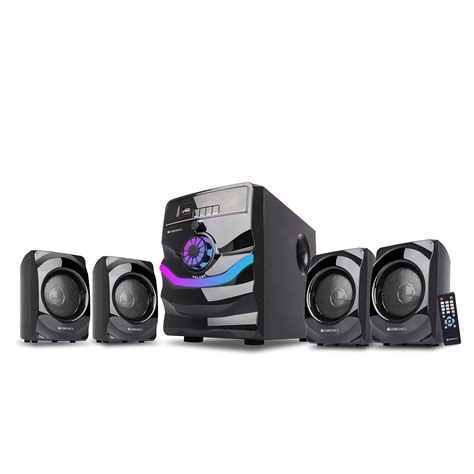 ZEBRONICS Zeb Rainbow 4.1 Multimedia Speaker with Bluetooth/AUX/USB/FM ...