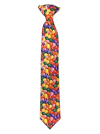 Jacob Alexander Boys' Jellybean Print Easter 14 inch Clip-On Neck Tie ...