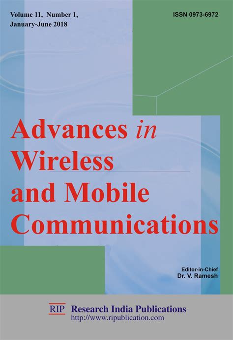 Advances in Wireless and Mobile Communications Journal Magazines