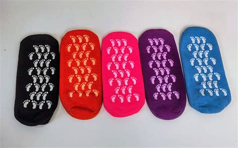 Terry Gel Moisturizing Socks – Ultra-Soft Reusable Booties for Dry Fee ...