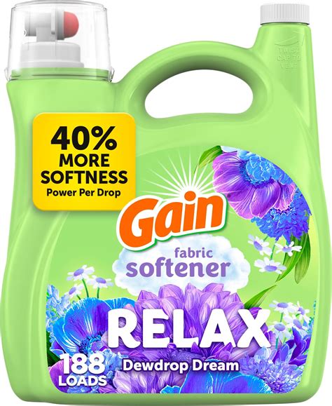 Amazon.com: Gain Laundry Fabric Softener Liquid, Moonlight Breeze ...