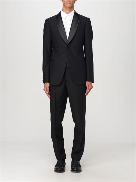 Emporio Armani Outlet: Suit men - Black | EM000470TE11021 | GIGLIO.COM