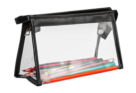 Buy INOVERA (LABEL) PVC Transparent Pen Pencil Case Clear Marker Pouch ...