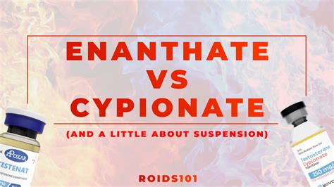 Testosterone Enanthate Vs Testosterone Cypionate?