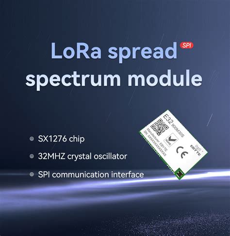 Buy Ebyte E32-900M30S SX1276 868/915MHz 30dBm 10Km SPI LoRa Wireless ...