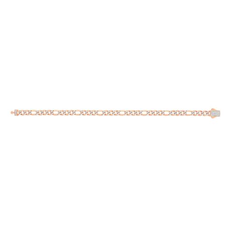 Buy Timeless Diamond and Gold Men's Link Bracelet OBR24S12 Online at ORRA.