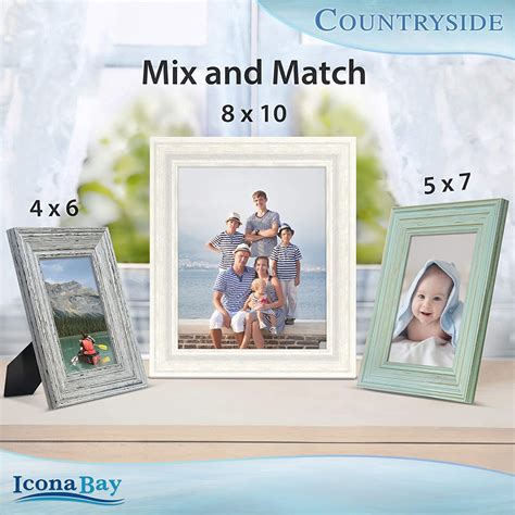Buy Icona Bay 6x4 Picture Frames (Speckled Grey, 3 Pack), French ...