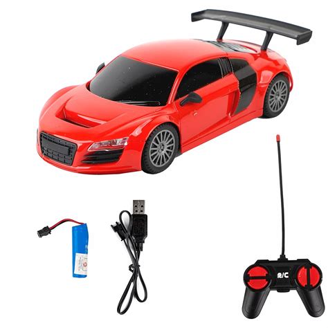 WireScorts Chargebale Plastic Racing Car for Kids with Remote Control ...