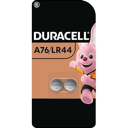 Duracell Specialty LR44 Alkaline Button Battery 1,5V, Pack of 2 (76A ...