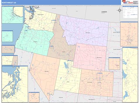 Printable Northwest Region Map