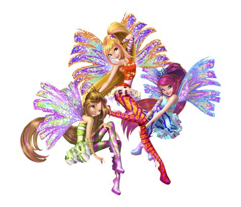 Winx Club Sirenix: ¡¡Nueva imagen PNG de Bloom, Flora y Stella Sirenix 3D!!