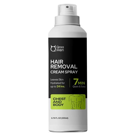 Buy Qraa Men Hair Removal Cream Spray| Body Hair Removal Spray In 3-5 ...