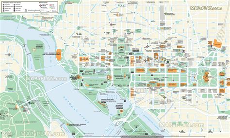 Map Of Washington Dc Tourist Spots - Infoupdate.org