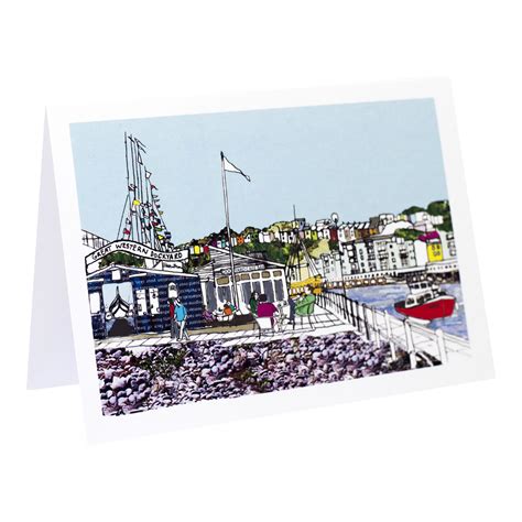 Dockyard Cafe Bristol Greetings Card | Emmeline Simpson