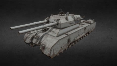 Landkreuzer P-1000 „Ratte“ - 3D model by TheKingJo (@theonlykingjo ...
