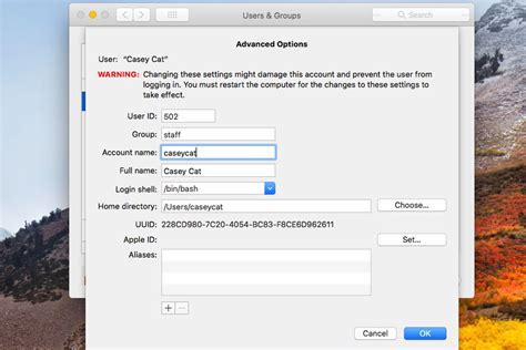 Mac User Management 的图像结果