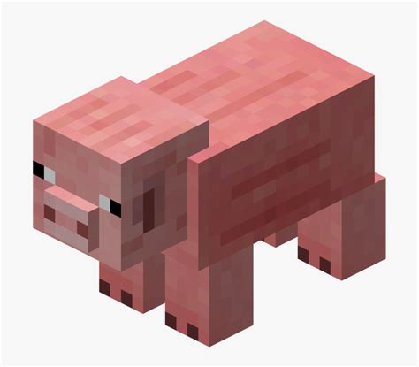 Minecraft Pig Pdf, HD Png Download - kindpng