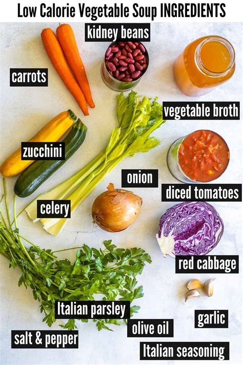 Low Calorie Vegetable Soup with Zoodles - Make It Skinny Please