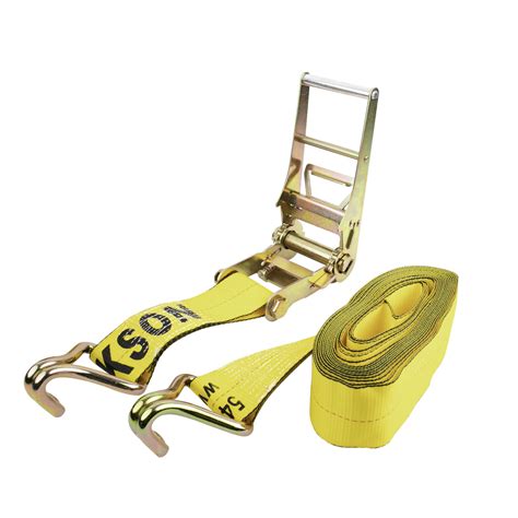 4″ x 30′ – 16,200 lb. | Ratchet Strap | with Double J-Hooks – Erickson ...