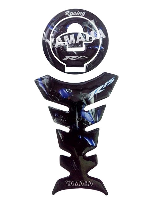 Top and Town Customize Yamaha R15 Combo Vinyl Tank Pad & Fuel Cap ...