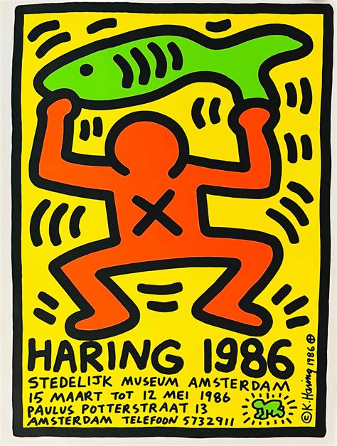 Keith Haring - Keith Haring Stedelijk Museum 1986 (Keith Haring ...