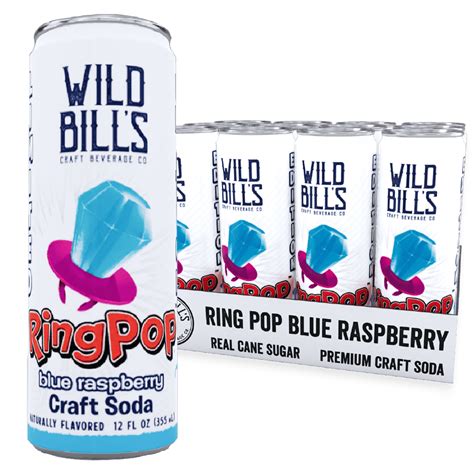 (Price/Case)Wild Bill's Blue Raspberry Ring Pop 12/12oz, 458954 ...