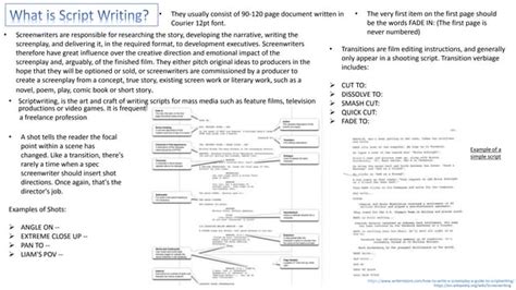 Image result for Introduction to Script Writing PPT