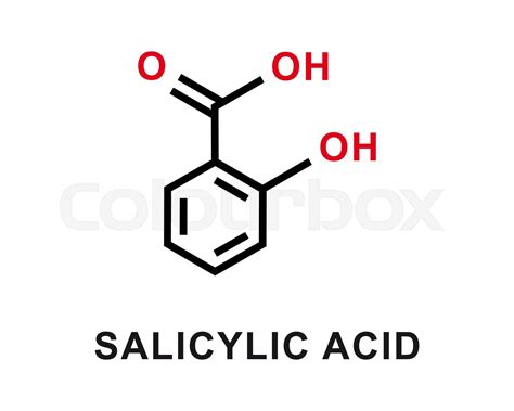 Salicylic acid chemical formula. Salicylic acid chemical molecular ...