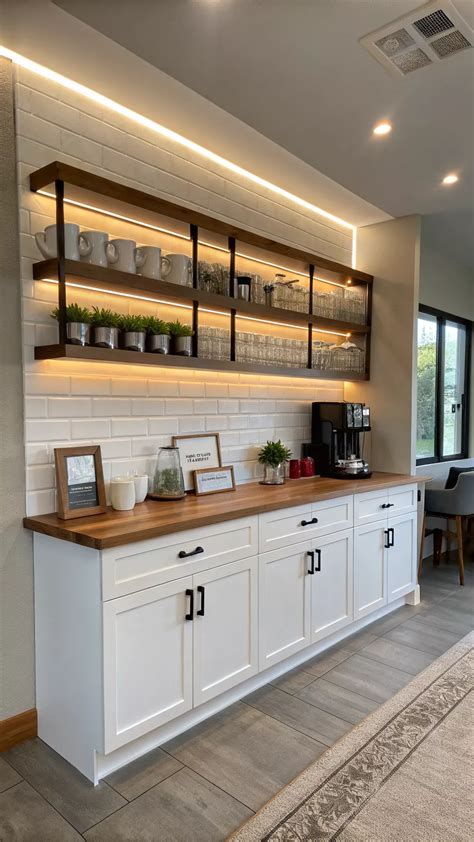 15 Creative Coffee Bar Ideas ☕ in 2025 | Coffee bars in kitchen, Coffee ...