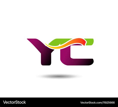 Vector Graphic Initials Letter YC Logo Design Template Stock Vector ...