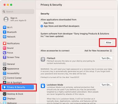 ILCE-7M3 System Software (Firmware) Update Ver. 4.04 (Mac) | Sony IN