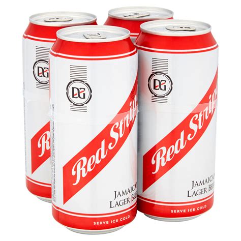 Red Stripe Jamaica Lager Beer 4 x 440ml Cans | Beer | Iceland Foods