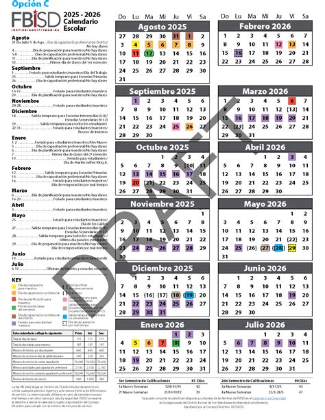 Calendar Options / 2025-2026 School Calendar Options