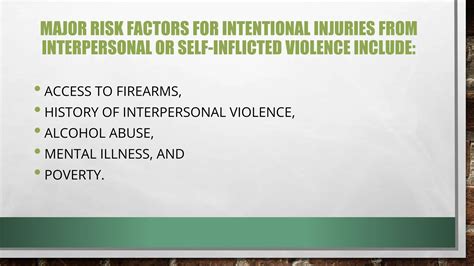 Building Resilience: Essential Protective Factors For Intentional Injuries