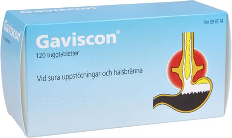 Gaviscon Tuggtablett 120 st | lyko.com