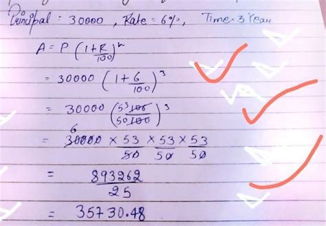 Ram borrowed a sum of rupees 30000 from sem for 3 years if the rate of ...
