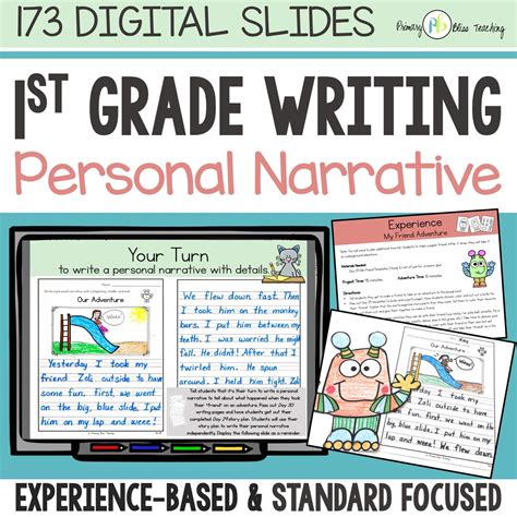 First Grade PERSONAL NARRATIVE WRITING - Primary Bliss Teaching