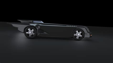 Batman The Animated Series - Batmobile 3D Model - TurboSquid 2283621