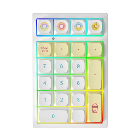 Buy YUNZII YZ21 Hot Swappable Mechanical Numeric Keypad, RGB 21 Keys ...