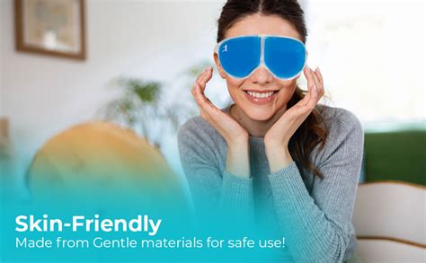 VFK by Xtrim Eye Mask (Pack of 2) with Cooling Gel for Sleeping, Eye ...