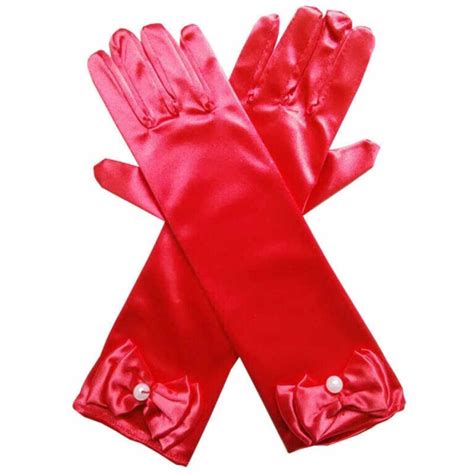 Stunning Designer Pink Party Wear Gloves for Baby Girls
